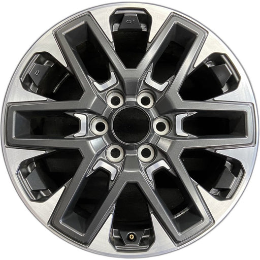 20" SEQUOIA 23-24 20x8 open spoke 6 spoke matte black Original OEM Wheel Rim - Front View