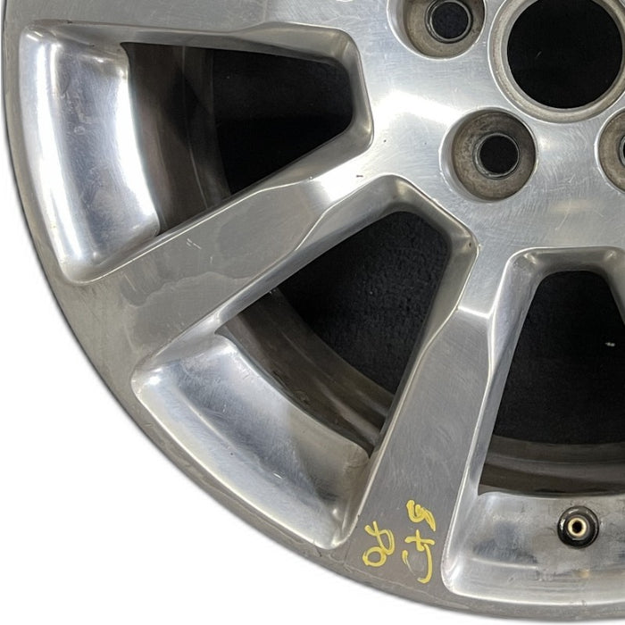 18" CTS 08 18x8-1/2 alloy 9 spoke polished opt P63 Original OEM Wheel Rim