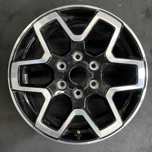 18" BRONCO 21-24 18x7.5 6 double spoke Original OEM Wheel Rim - Front View