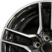 18" MUSTANG 18-23 18x8 aluminum 10 spoke 5 split spoke Original OEM Wheel Rim - Angle View