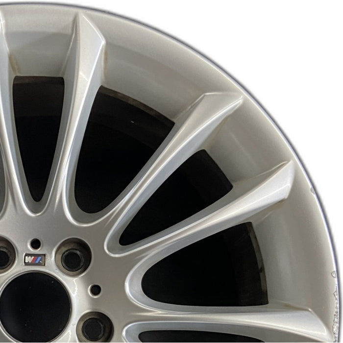 19" BMW 535i GT 10-17 19x8-1/2 alloy 7 spoke frt V spoke flat spoke edge narrow spoke Original OEM Wheel Rim