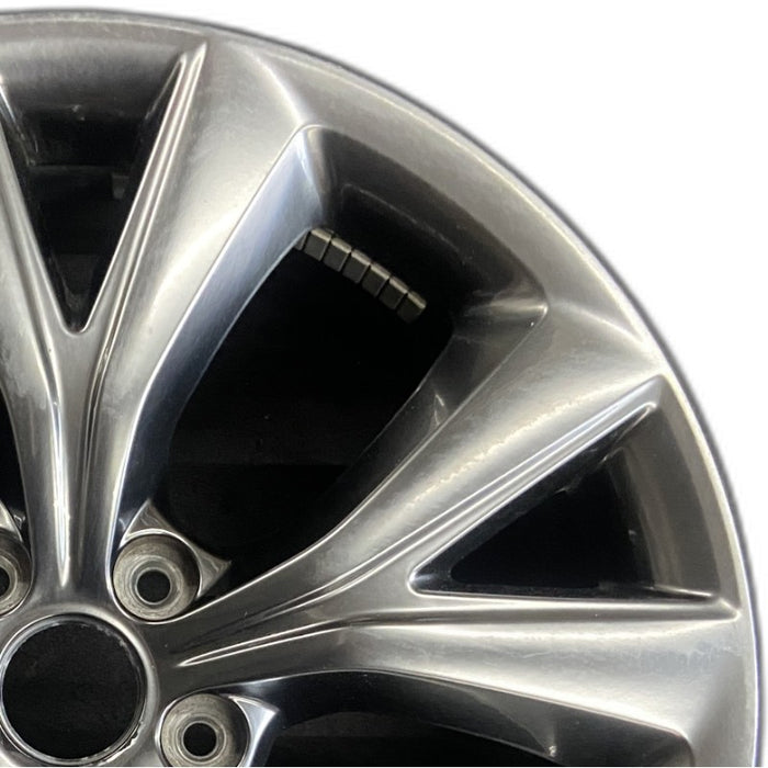 19" HYUNDAI SANTA FE 18 19x7-1/2 alloy 2.0L Sport w/TPMS black Original OEM Wheel Rim
