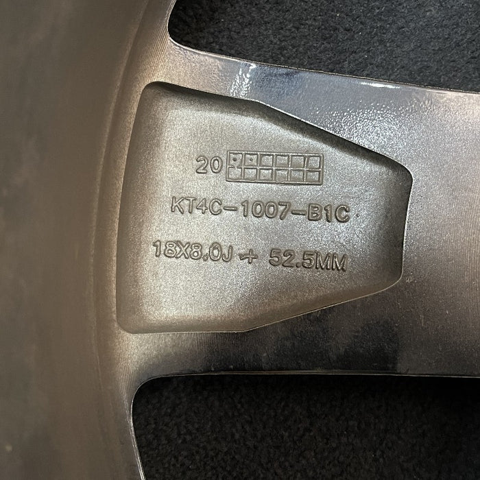 18" FORD EDGE 19 18x8 aluminum TPMS 5 spoke machined face with  pockets Original OEM Wheel Rim