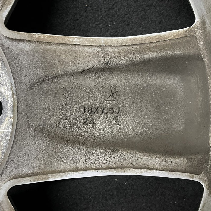 18" CHALLENGER 09-10 18x7-1/2 alloy natural finish Original OEM Wheel Rim