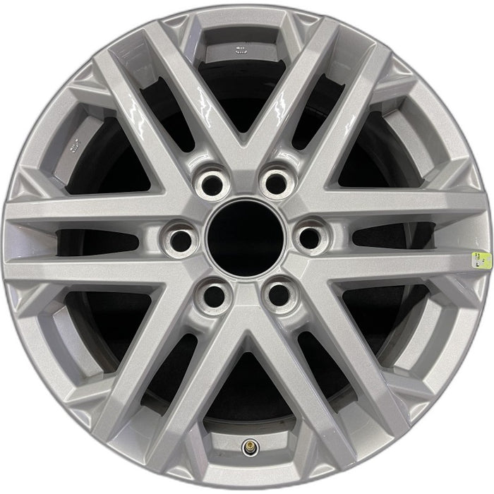 18" SEQUOIA 23-24 18x7.5 6 double spoke silver Original OEM Wheel Rim - Front View