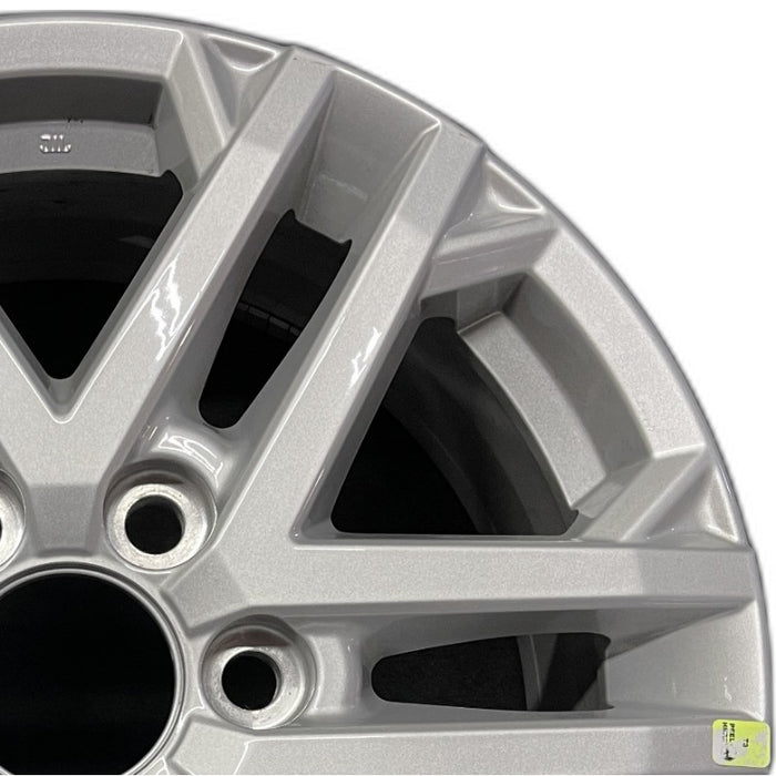 18" SEQUOIA 23-24 18x7.5 6 double spoke silver Original OEM Wheel Rim - Side Profile