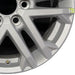 18" SEQUOIA 23-24 18x7.5 6 double spoke silver Original OEM Wheel Rim - Close-Up Detail