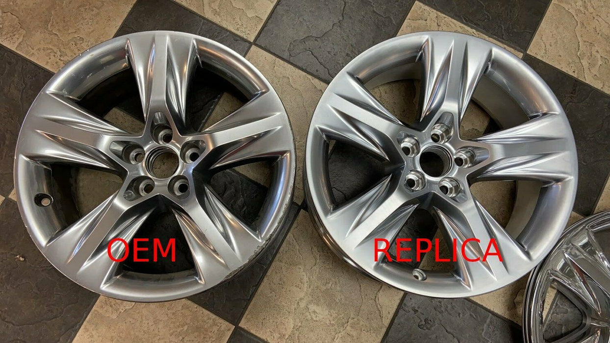 Brand New Single 19" 19X7.5 Alloy Wheel For TOYOTA HIGHLANDER 2014-2019 Platinum Clad OEM Style Replacement Rim