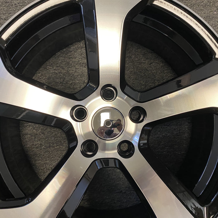 For VOLKSWAGEN GOLF GTI Brand New Set of 4 18x7.5 Alloy Wheel 2014-2020 Machined Black OEM Design Wheel 18” Replacement Rim